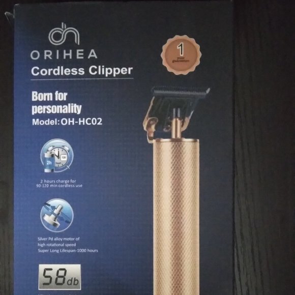 ORIHEA Gold Pro Li Clippers, T-Blade Trimmer Hair Clippers for men, Cordless - Picture 2 of 8